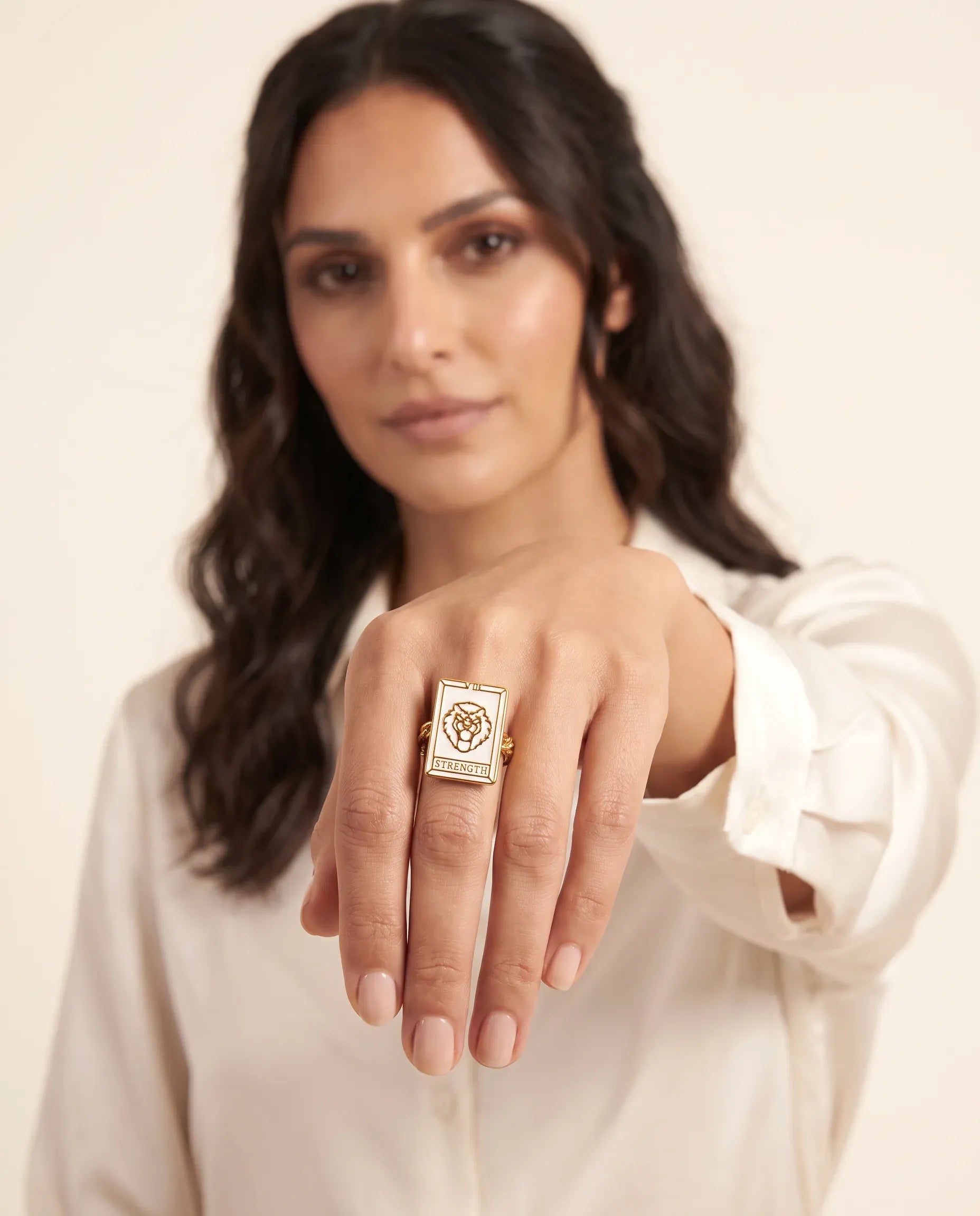 Fervor Montreal Rings Tarot Card- Strength Reversible Ring