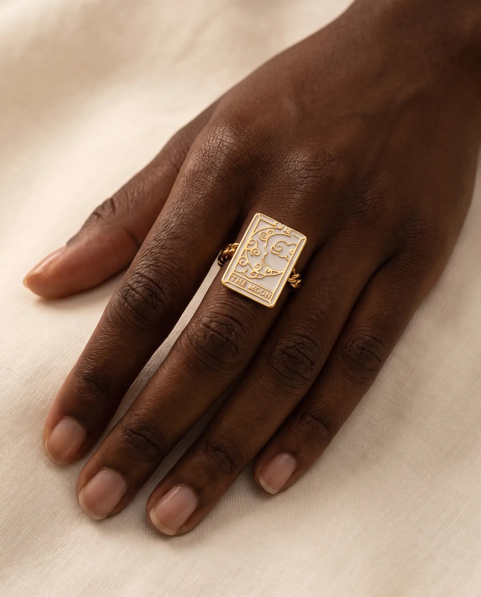 Fervor Montreal Rings Tarot Card- The Moon Reversible Ring