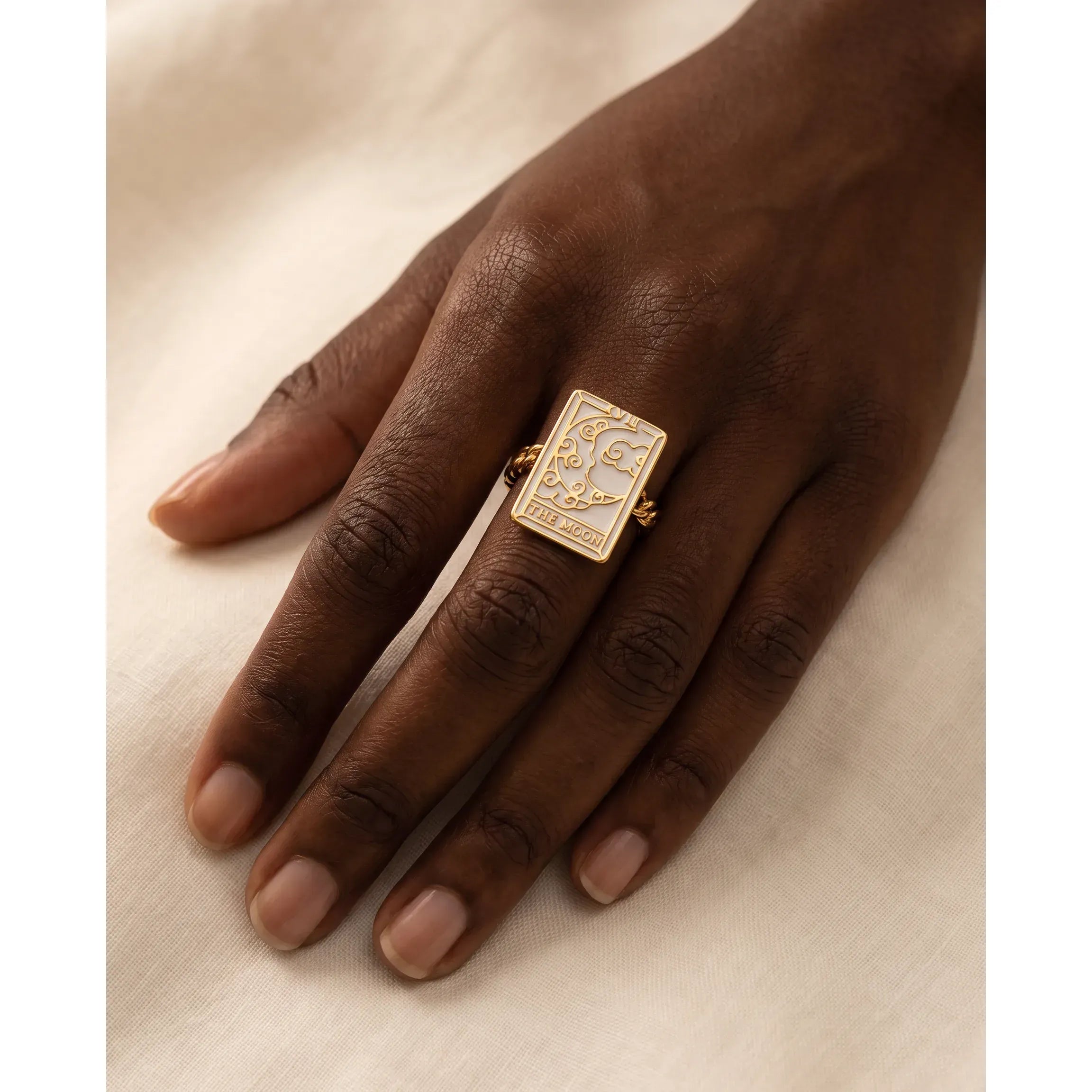 Fervor Montreal Rings Tarot Card- The Moon Reversible Ring