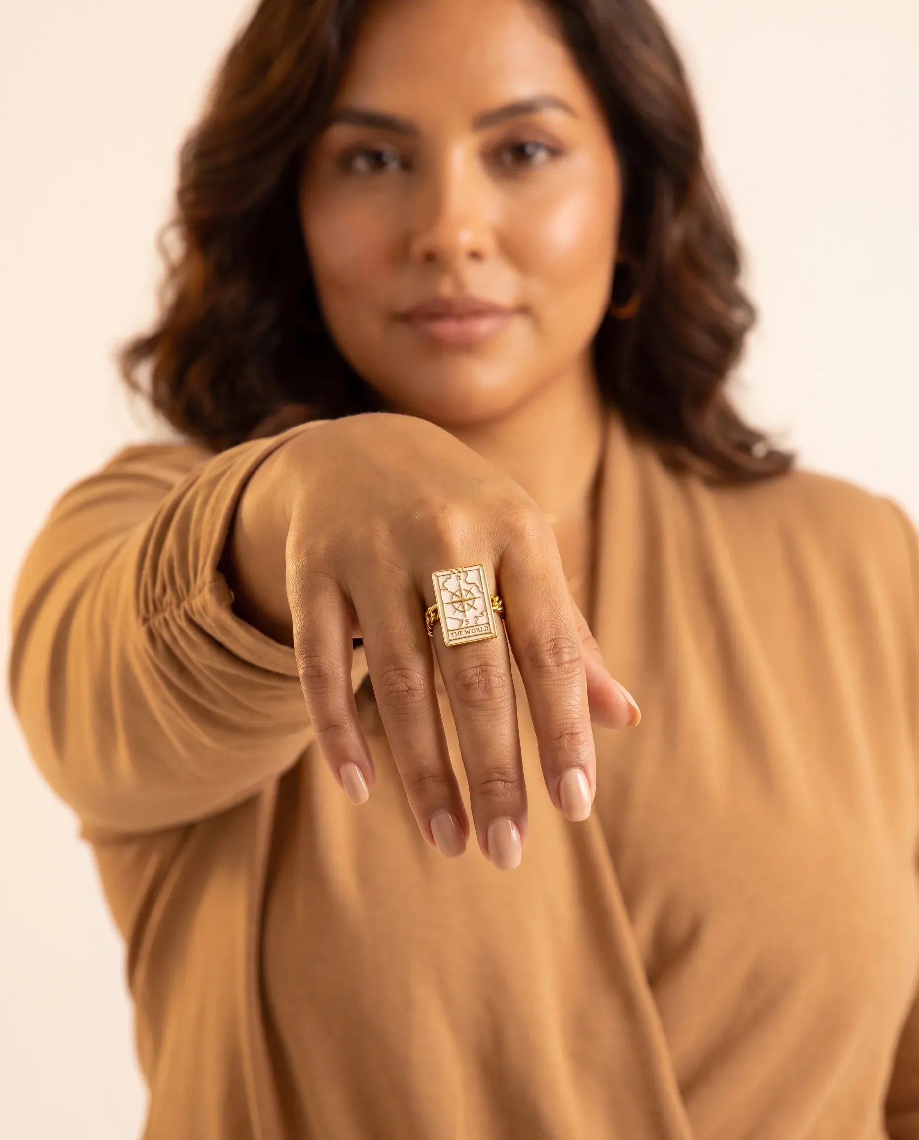 Fervor Montreal Rings Tarot Card- The World Reversible Ring