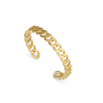 Fervor Montreal St. Tropez Gold Cuff Bangle