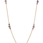 Fervor Montreal African Amethyst Bubbles Necklace
