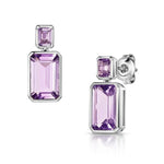 Fervor Montreal Earrings Angelina Pink Amethyst Earrings