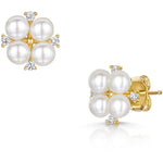 Fervor Montreal Earrings Clover Pearl Earrings