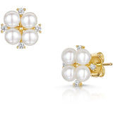 Fervor Montreal Earrings Clover Pearl Earrings