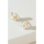 Fervor Montreal Earrings Clover Pearl Earrings