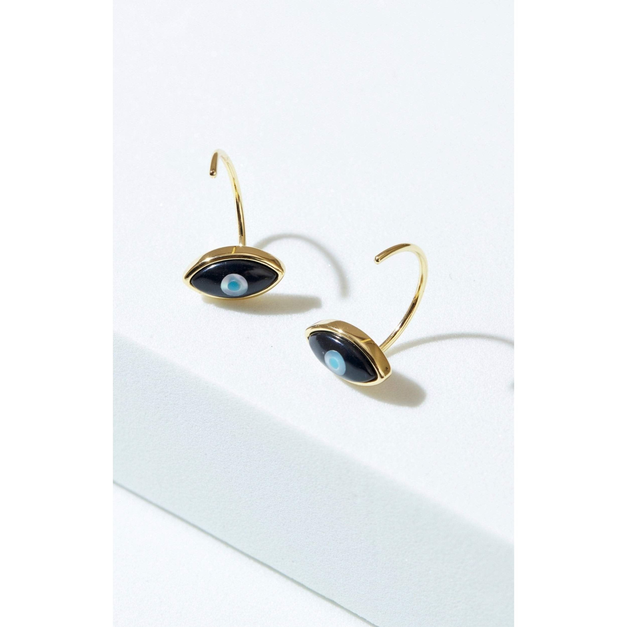 Fervor Montreal Earrings Divine Eye- Dainty Evil Eye Earrings