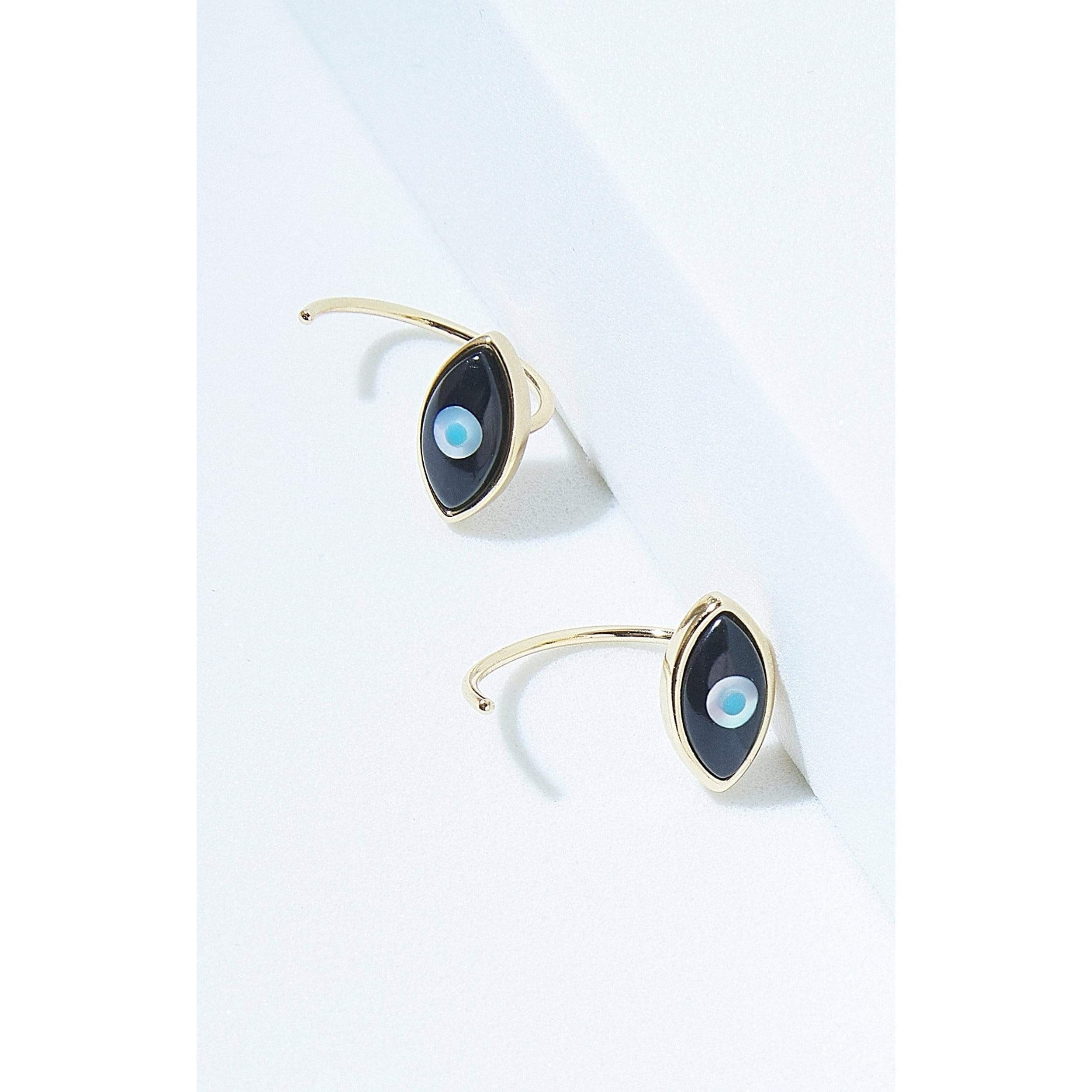 Fervor Montreal Earrings Divine Eye- Dainty Evil Eye Earrings