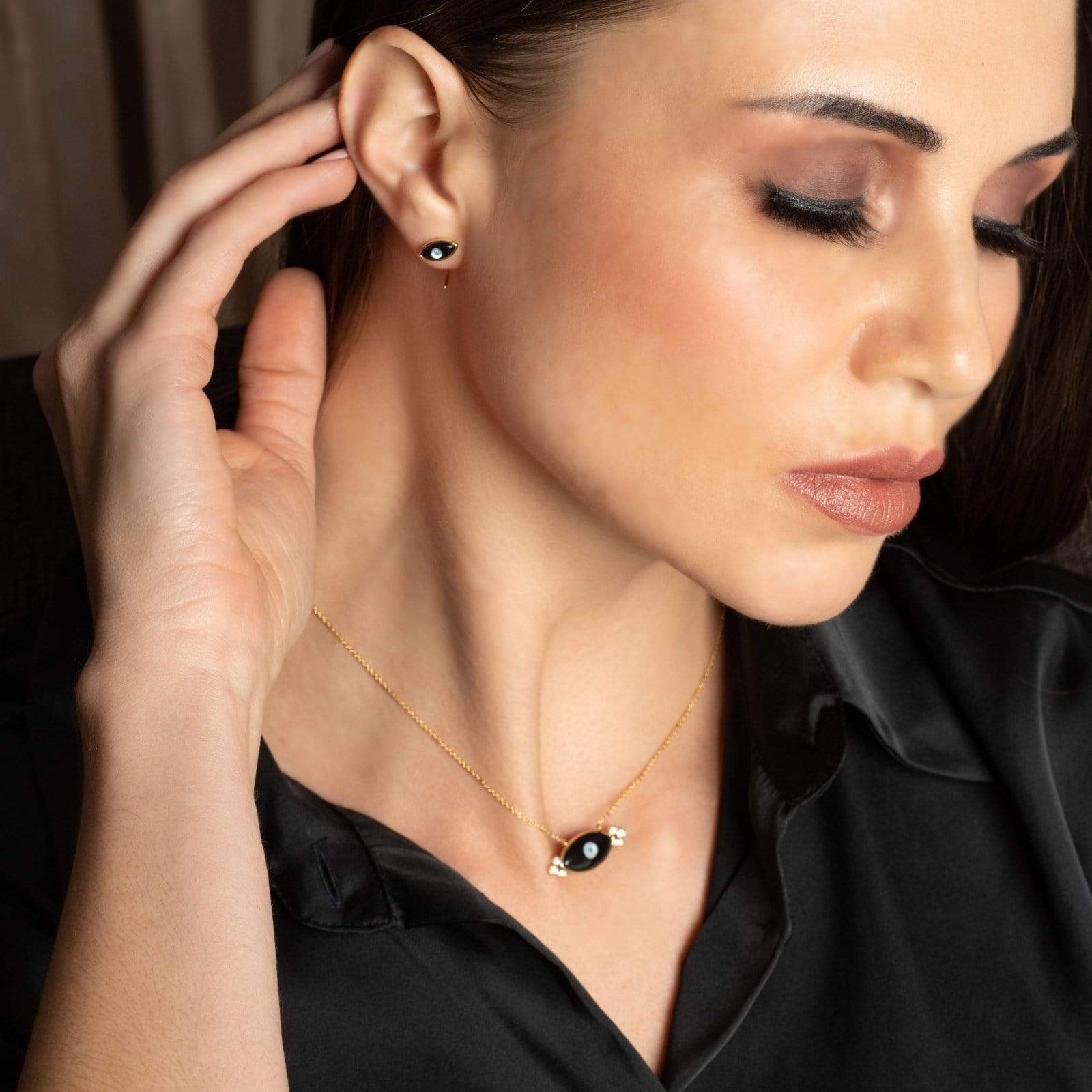 Fervor Montreal Earrings Divine Eye- Dainty Lucky Eye Earrings