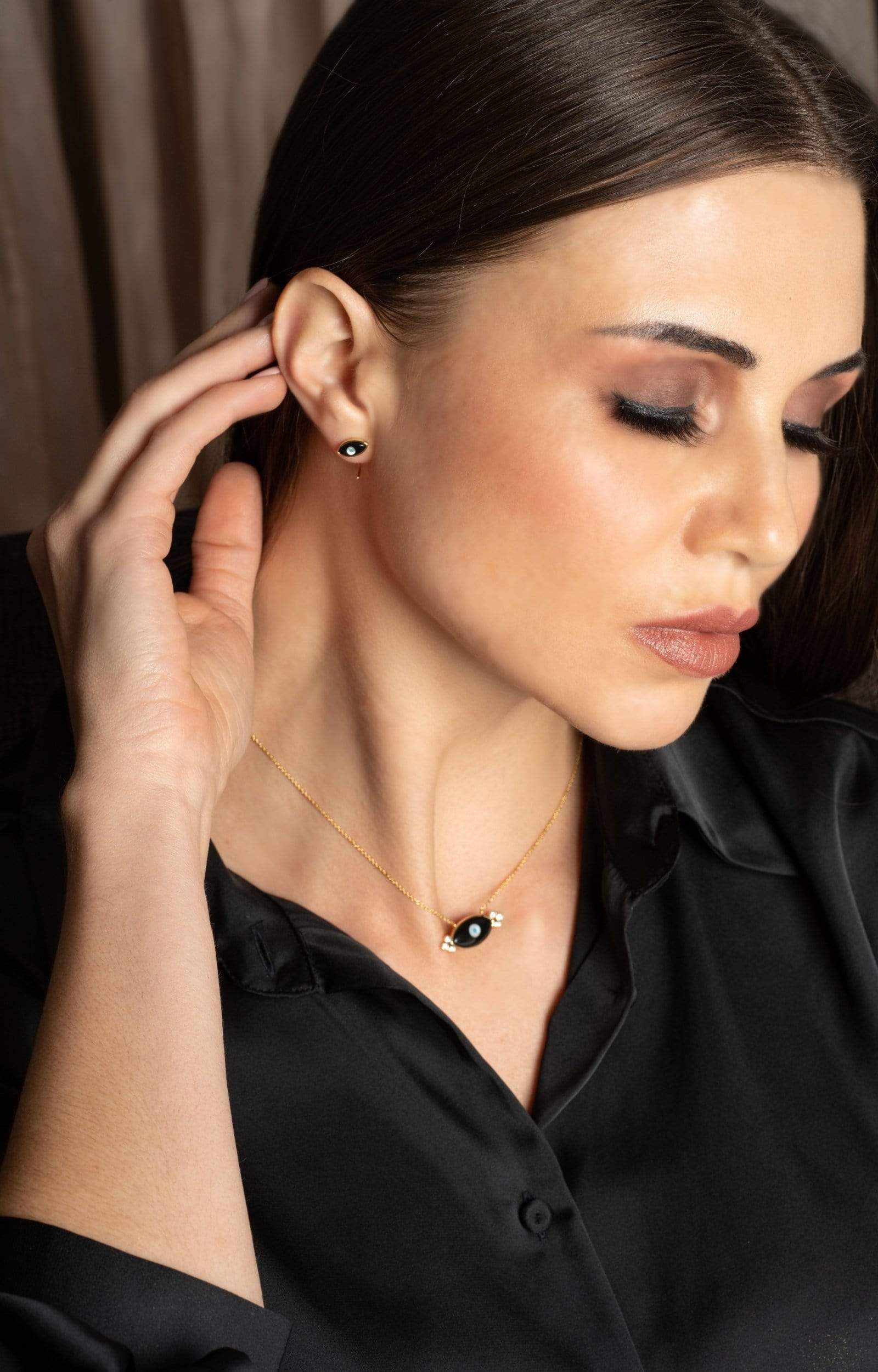 Fervor Montreal Earrings Divine Eye- Dainty Lucky Eye Earrings