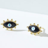 Fervor Montreal Earrings Divine Eye- Vintage Lucky Eye Earrings