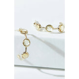 Fervor Montreal Earrings Lemon Quartz and Citrine Hoop Earrings