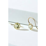Fervor Montreal Earrings Lemon Quartz Fish Hook Earrings