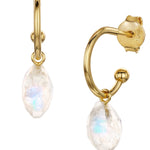 Fervor Montreal Earrings Rainbow Moon Stone Hanging Tile Earring