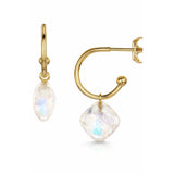 Fervor Montreal Earrings Rainbow Moon Stone Hanging Tile Earring