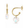 Fervor Montreal Earrings Rainbow Moon Stone Hanging Tile Earring