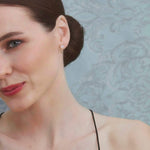 Fervor Montreal Earrings Rainbow Moonstone Hoop Earrings