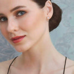 Fervor Montreal Earrings Rainbow Moonstone Hoop Earrings