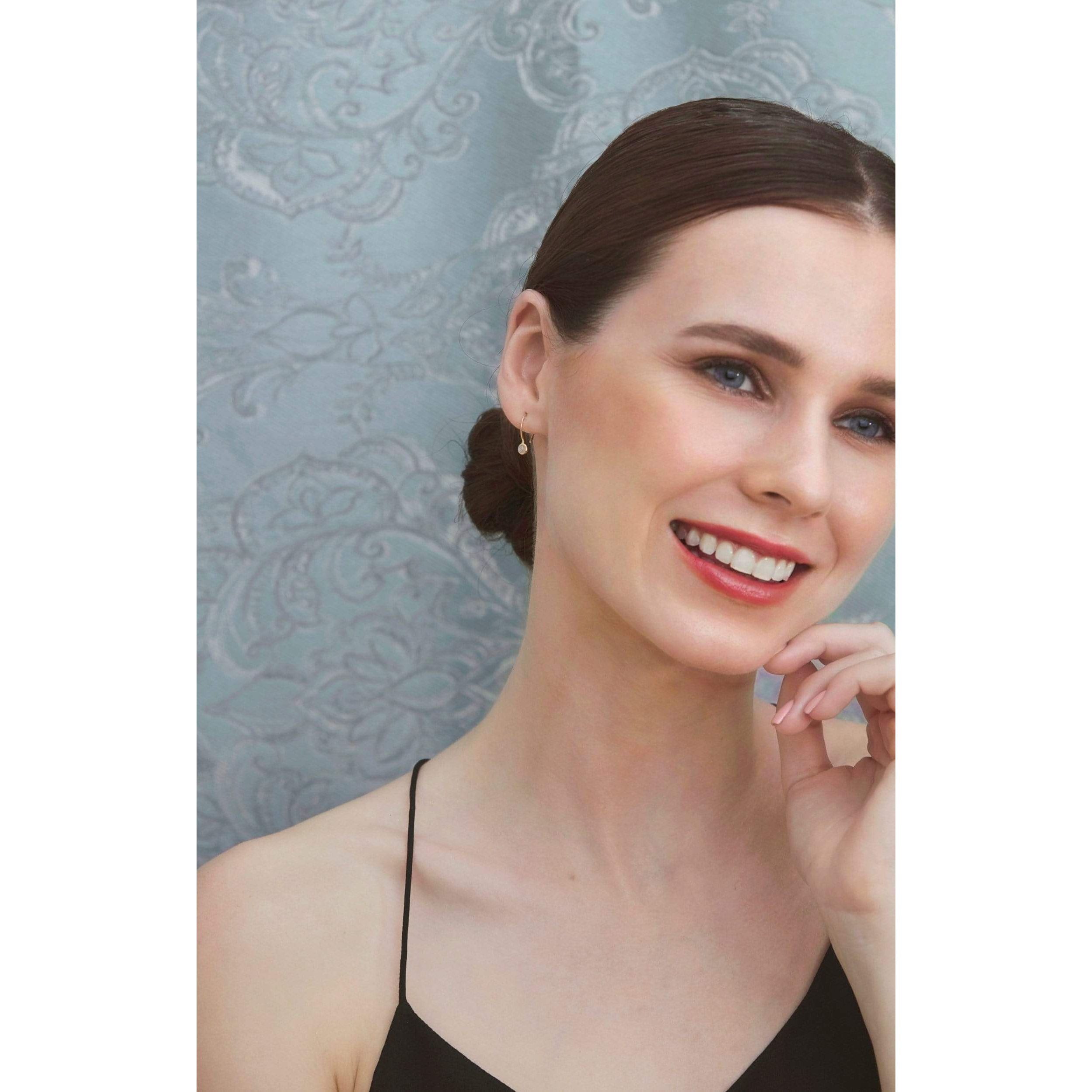 Fervor Montreal Earrings Rainbow Moonstone Petite Earrings