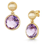 Fervor Montreal Earrings Round Shimmering Dangle Earrings