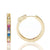 Fervor Montreal Earrings Senorita Hoops- Gold Rainbow