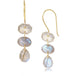 Fervor Montreal Earrings Three Link Labradorite Earrings