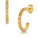 Fervor Montreal Earrings White Opal Huggies