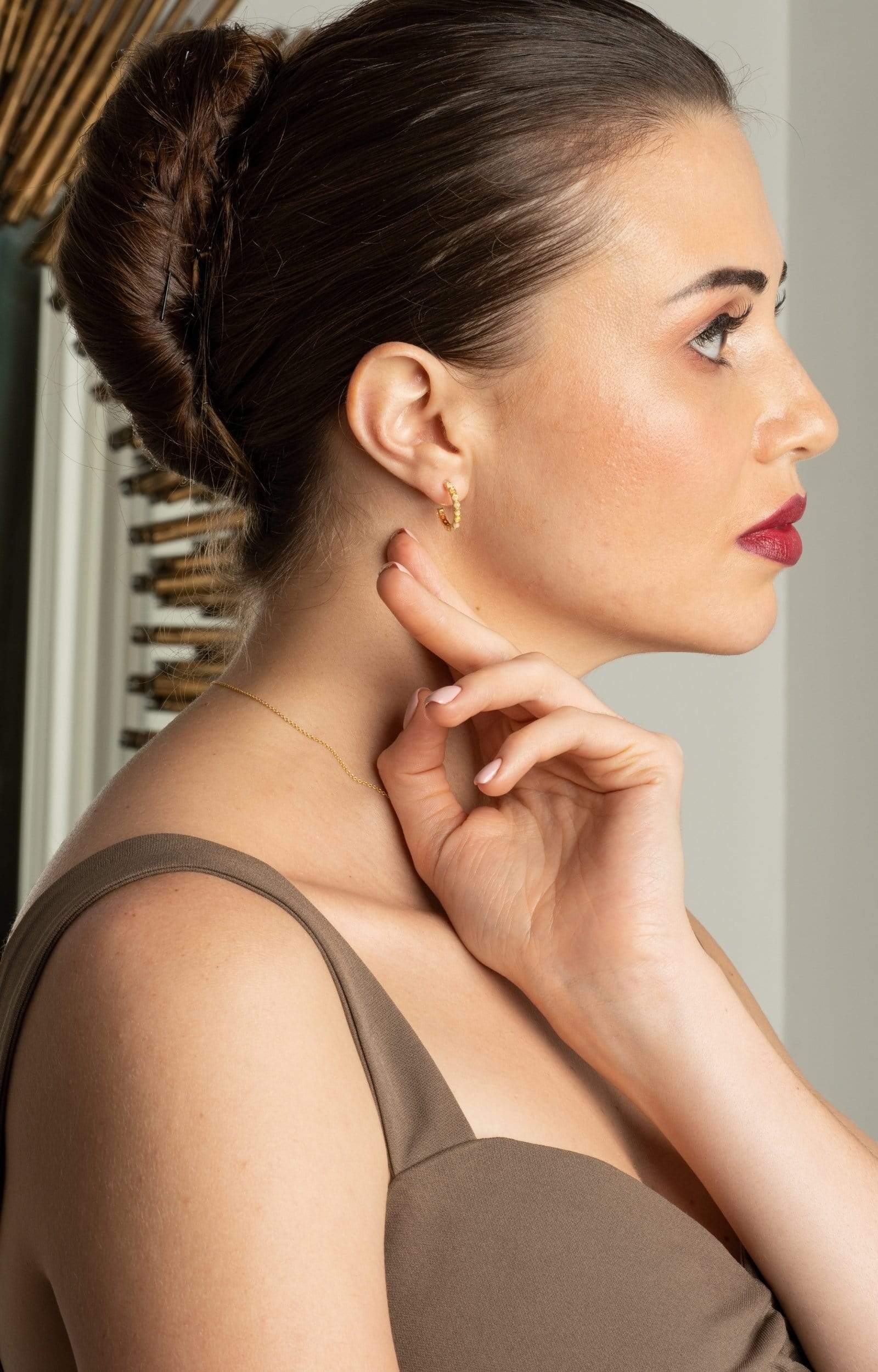 Fervor Montreal Earrings White Opal Huggies
