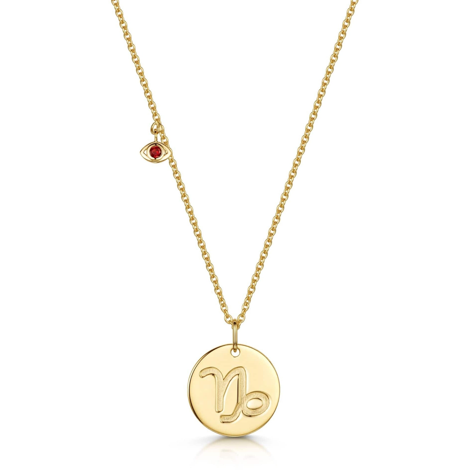 Fervor Montreal Necklace Capricorn Double-Sided Zodiac & Constellation Necklace