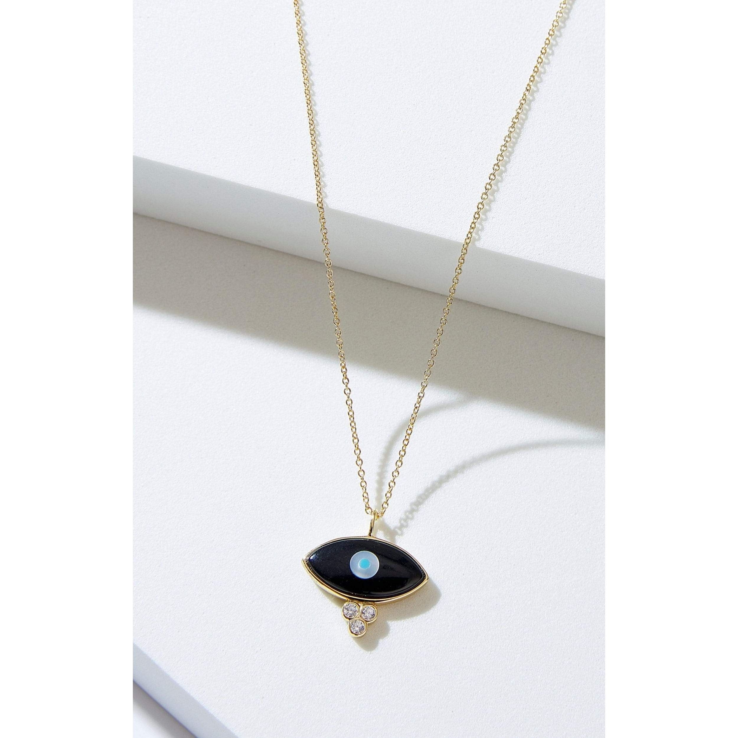Fervor Montreal Necklace Divine Eye- Dew Drop Evil Eye Necklace