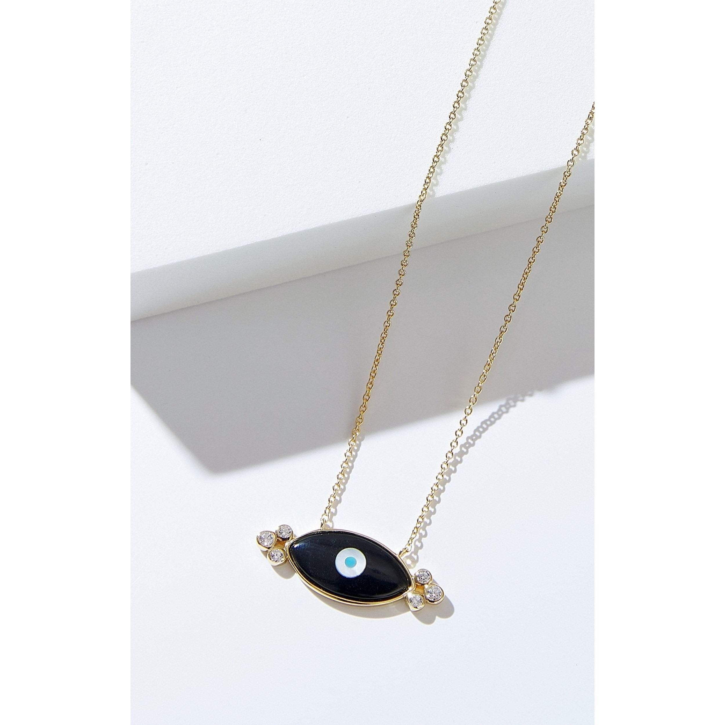 Fervor Montreal Necklace Divine Eye- Double Bubble Evil Eye Necklace
