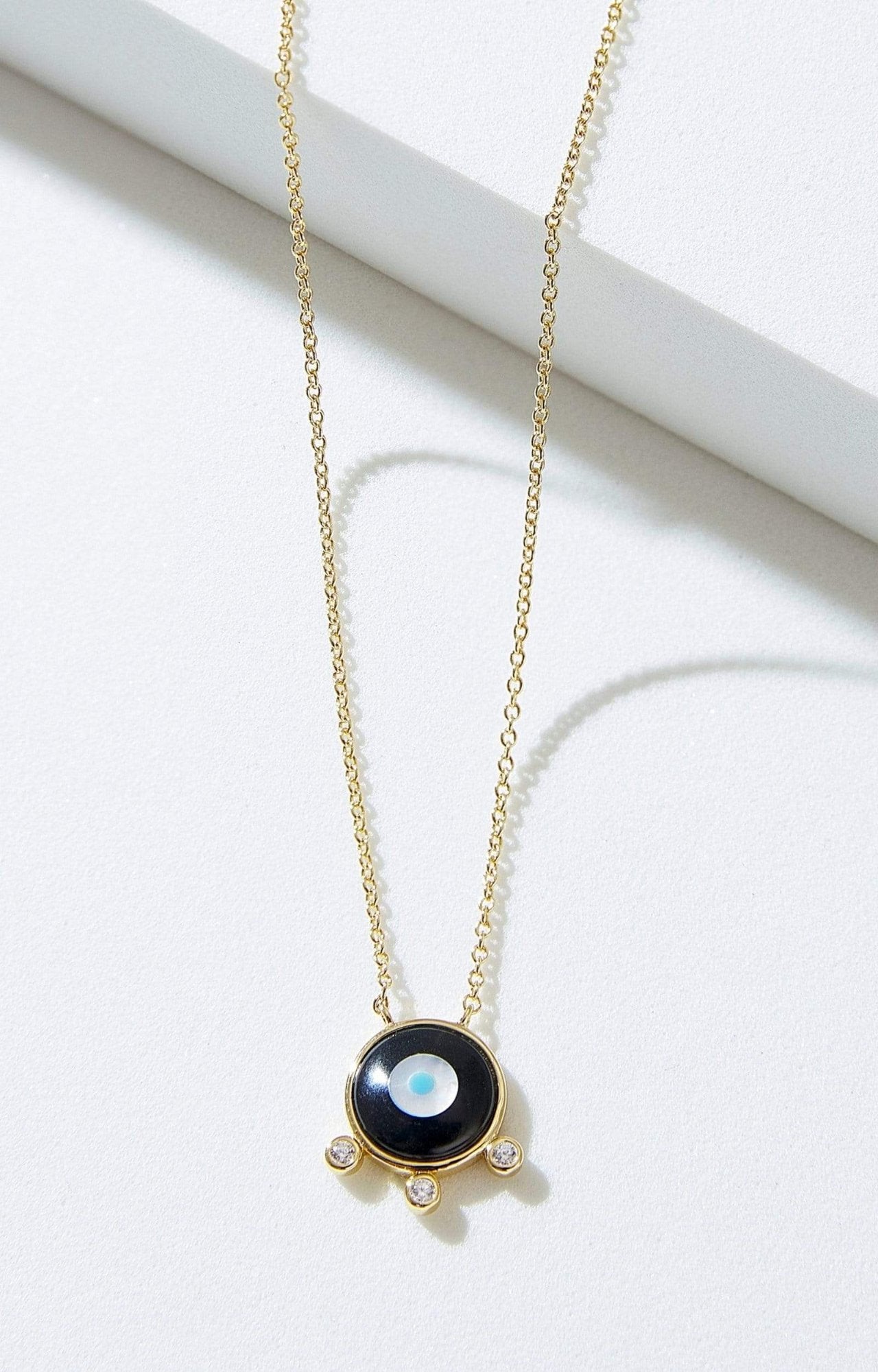Fervor Montreal Necklace Divine Eye- Floating Bubble Evil Eye Necklace