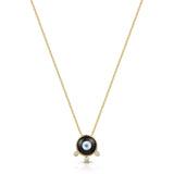 Fervor Montreal Necklace Divine Eye- Floating Bubble Evil Eye Necklace