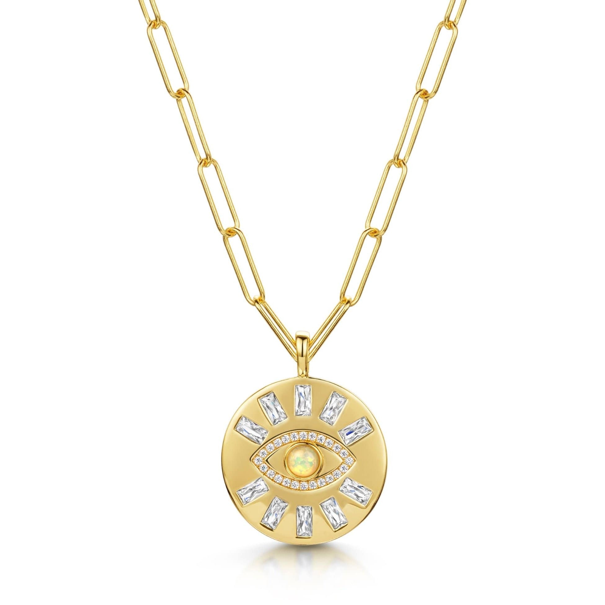 Fervor Montreal Necklace Divine Eye- Medallion Necklace