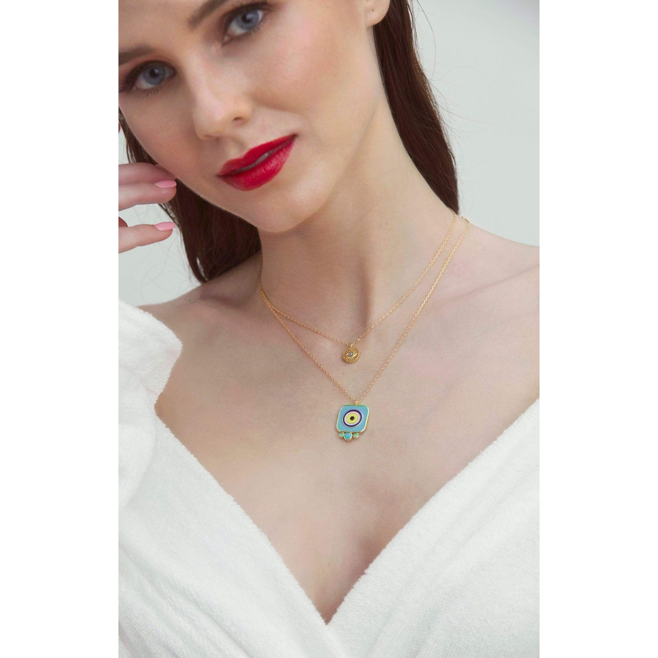 Fervor Montreal Necklace Divine Eye- Sequin Eye