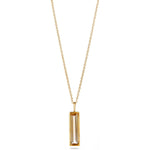 Fervor Montreal Necklace Elongated Baguette Citrine Necklace