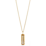 Fervor Montreal Necklace Elongated Baguette Citrine Necklace