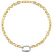 Fervor Montreal Necklace Fervor Links- Rhodium Carabiner