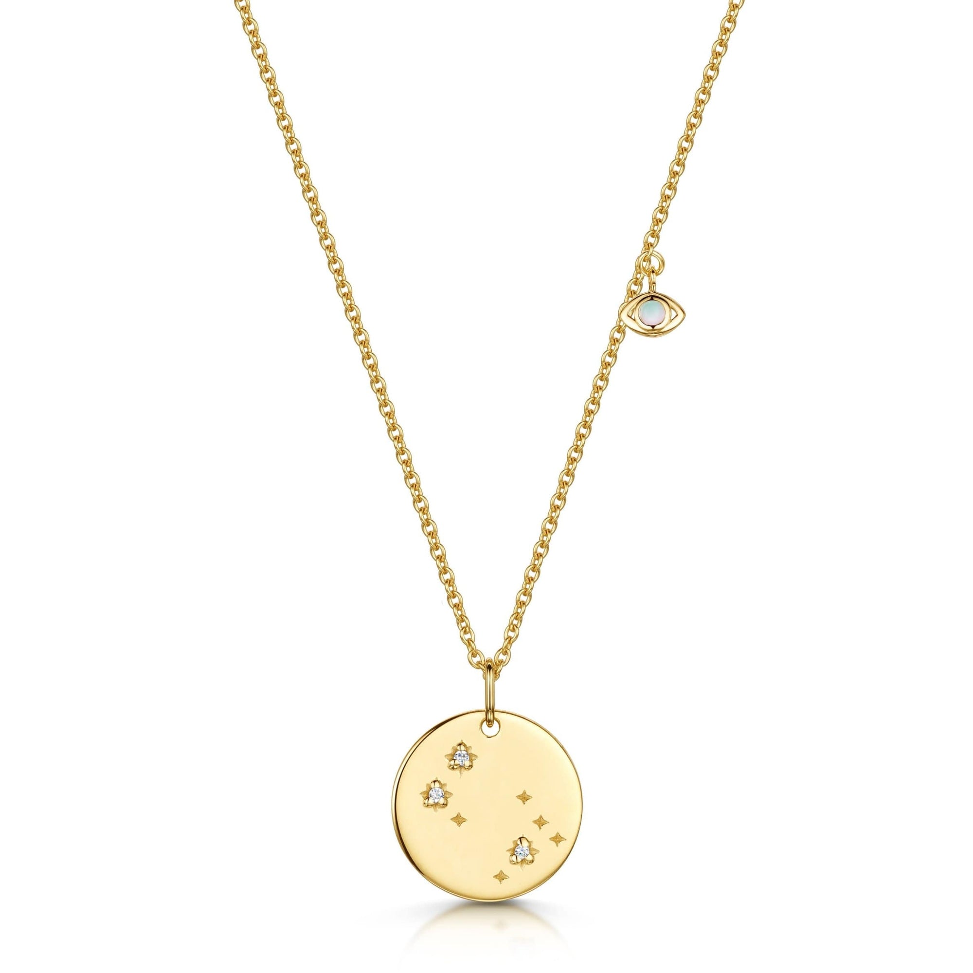 Fervor Montreal Necklace Gemini Double-Sided Zodiac & Constellation Necklace