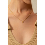 Fervor Montreal Necklace Keyhole Rose Cut Peridot Necklace
