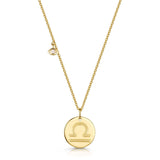 Fervor Montreal Necklace Libra Double-Sided Zodiac & Constellation Necklace