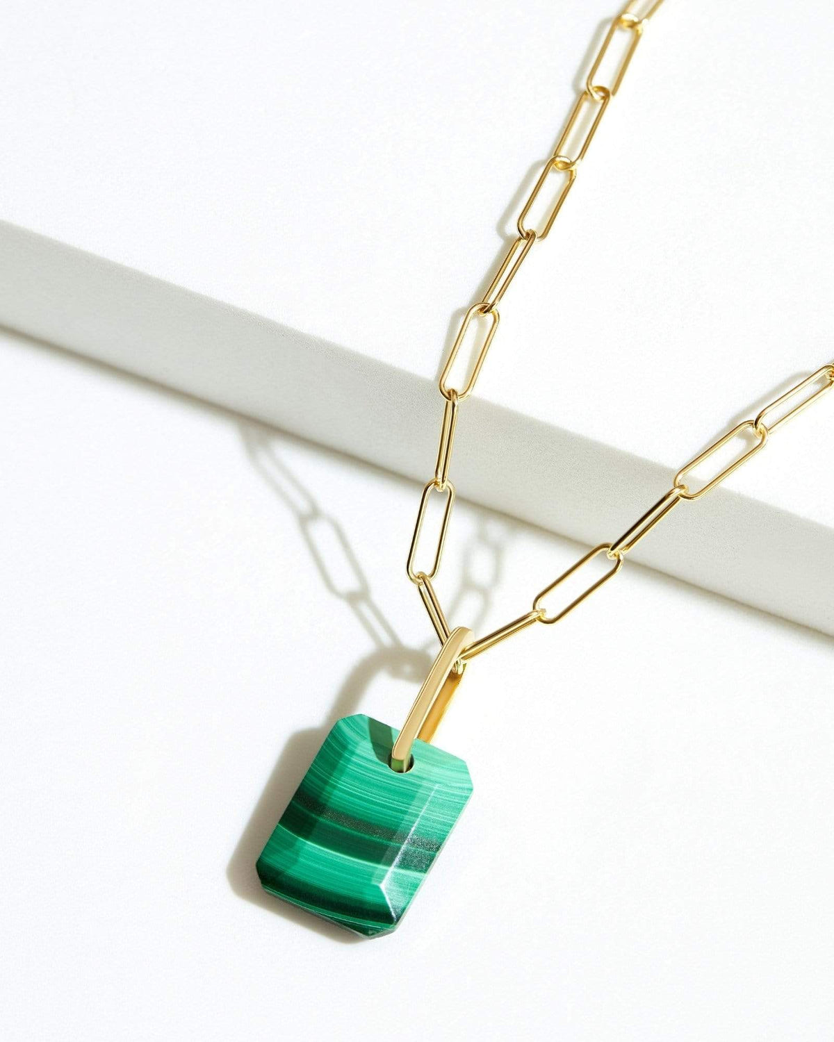 Copper Turquoise Slab Necklace - Fervor Montreal