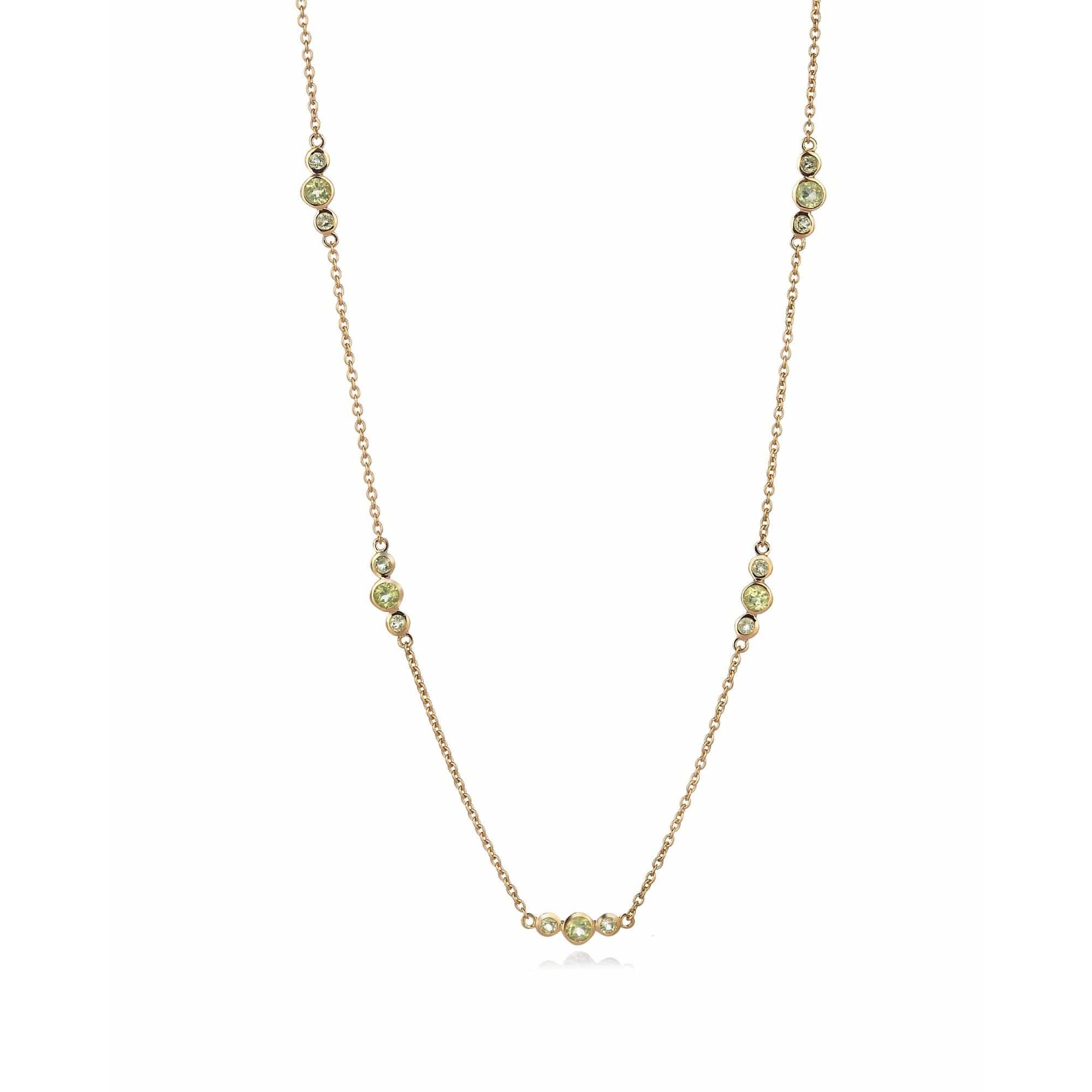 Fervor Montreal Necklace Peridot Bubbles Necklace