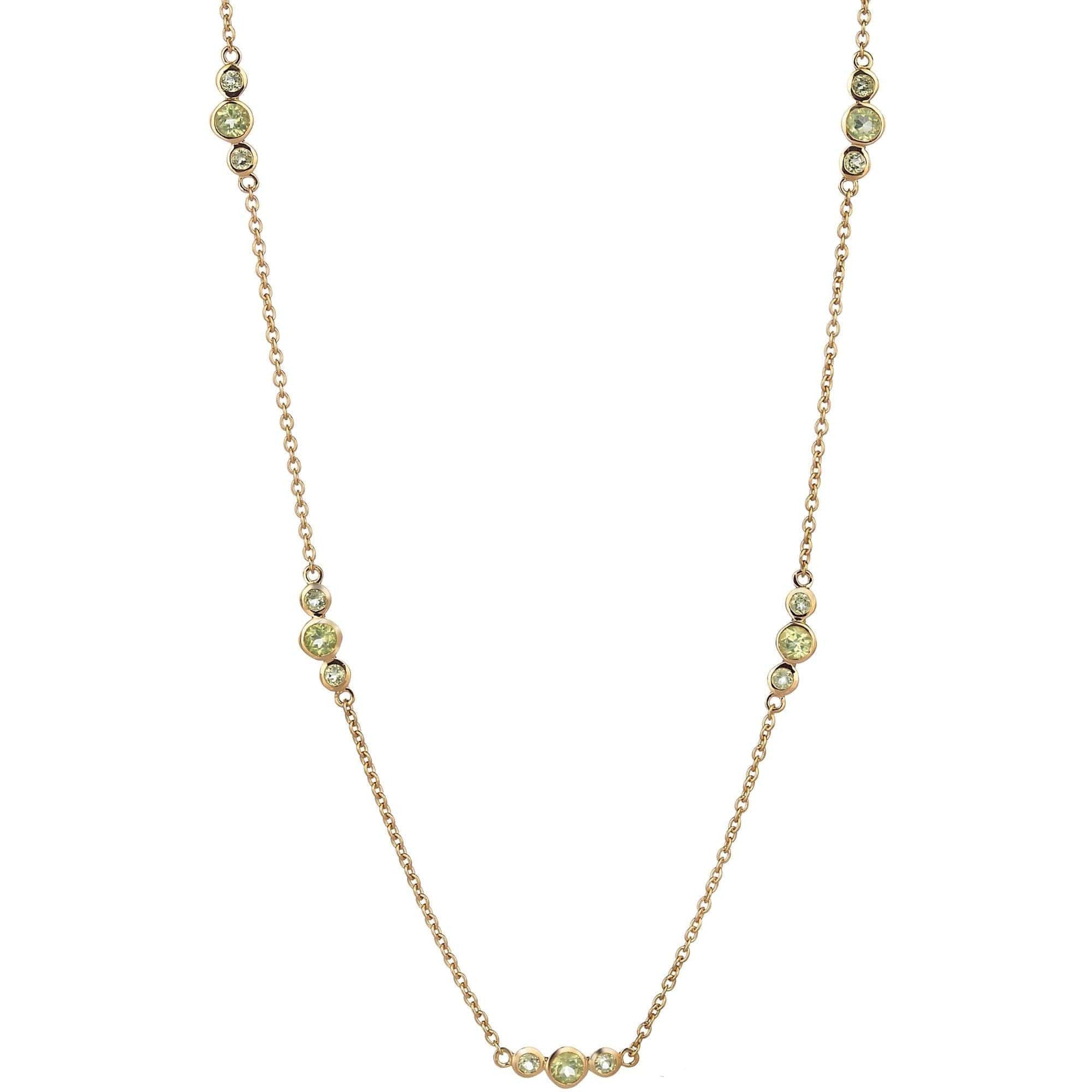 Fervor Montreal Necklace Peridot Bubbles Necklace