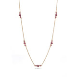 Fervor Montreal Necklace Rhodolite Bubbles Necklace
