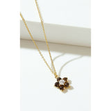 Fervor Montreal Necklace Smoky Quartz Daisy Necklace