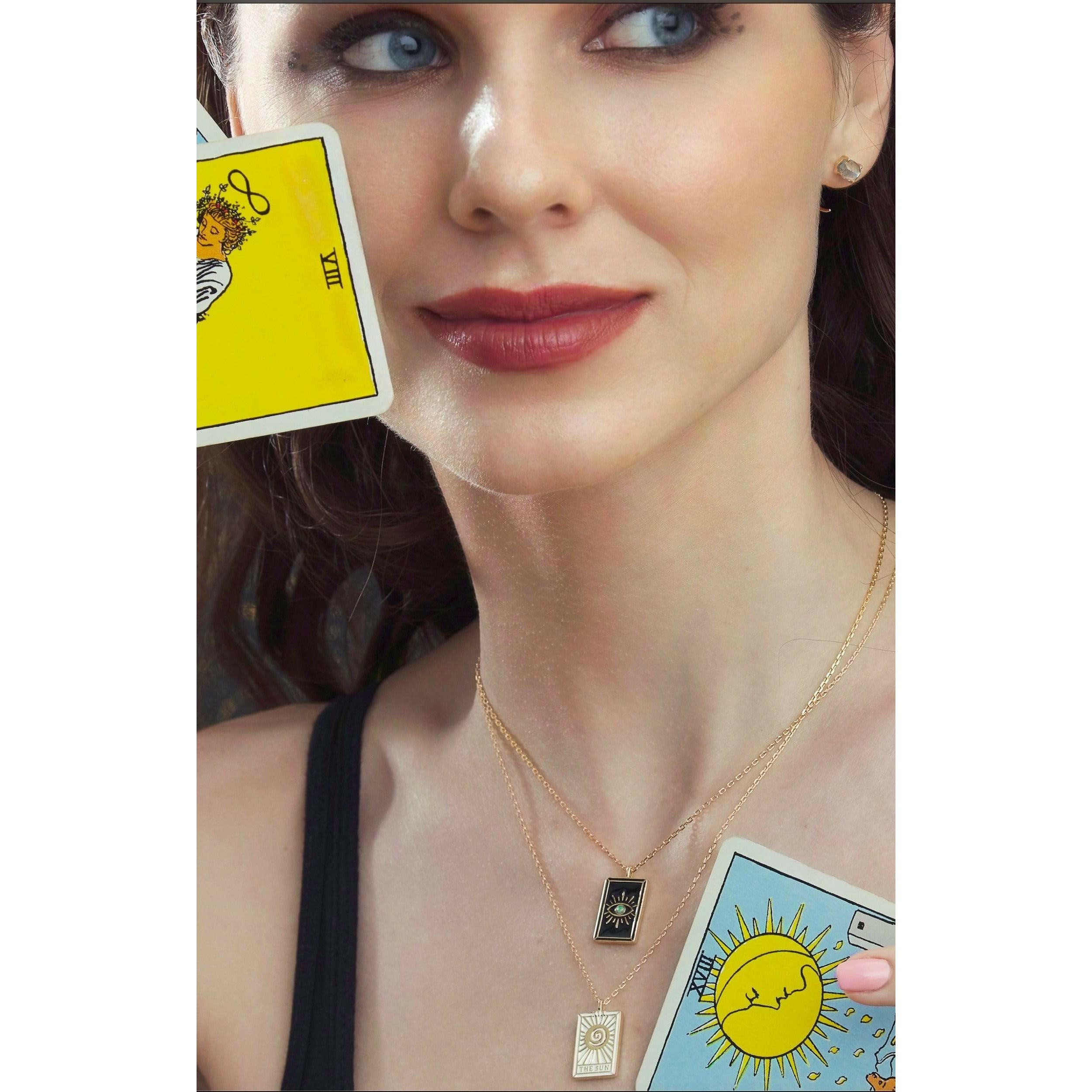 Fervor Montreal Necklace Tarot Card- The Sun Necklace