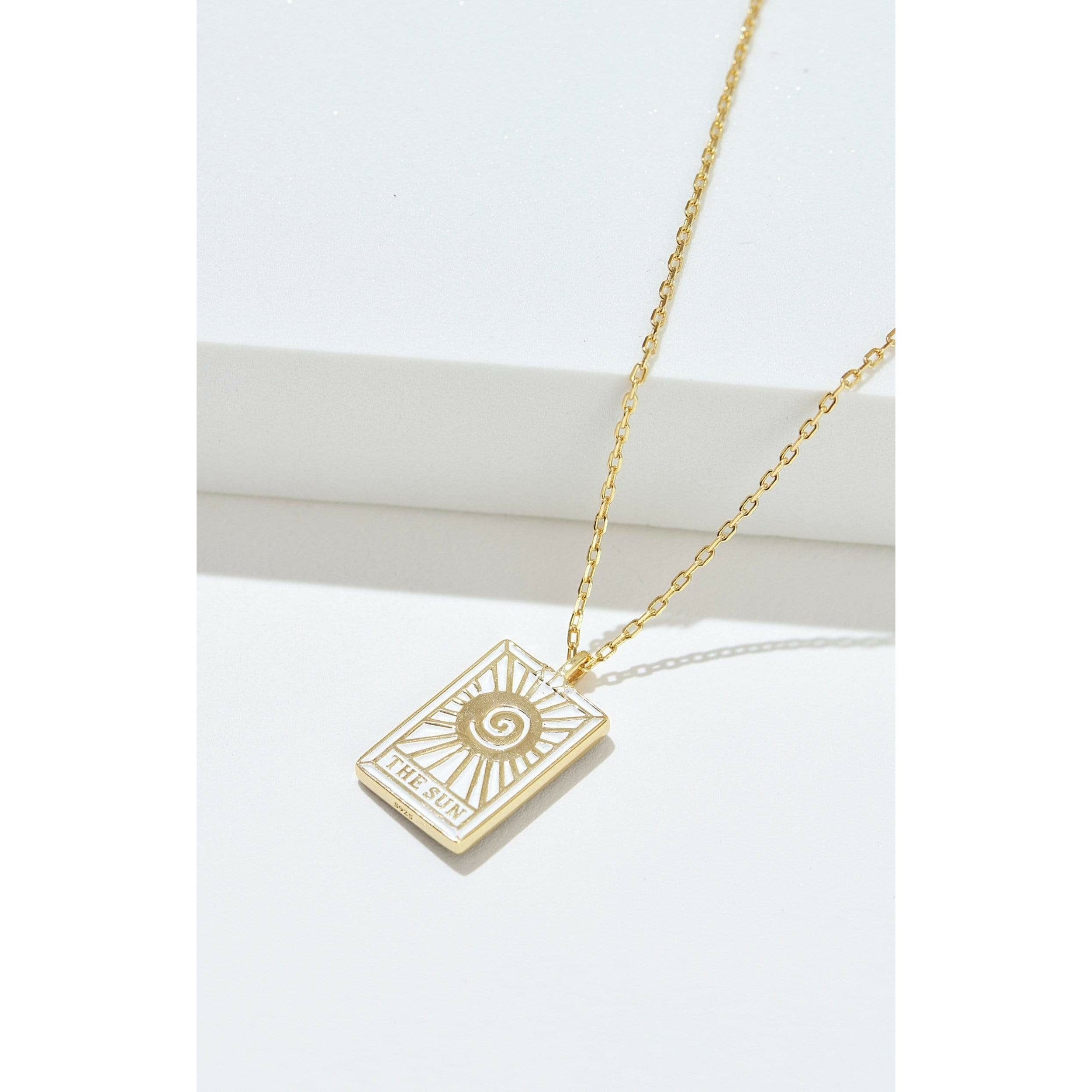 Fervor Montreal Necklace Tarot Card- The Sun Necklace