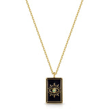 Fervor Montreal Necklace Tarot Card- The Sun Reversible Necklace