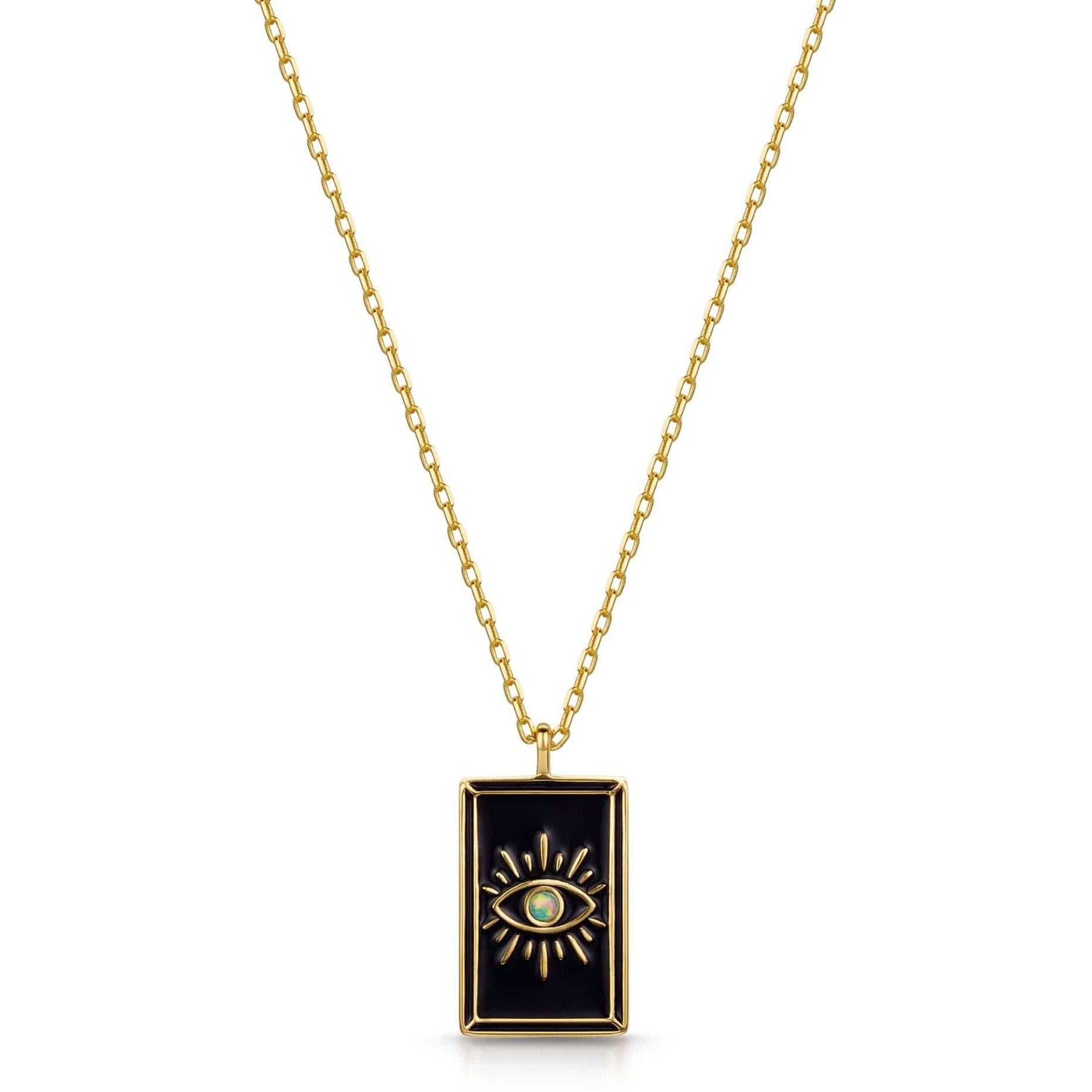 Fervor Montreal Necklace Tarot Card- Wheel of Fortune Reversible Necklace